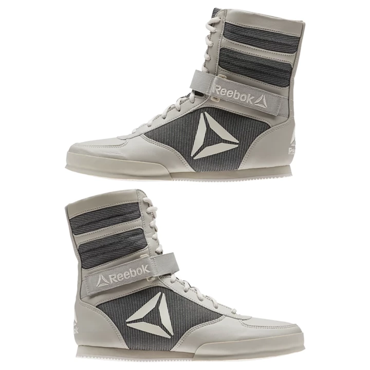 Zapatos De Combate Reebok Ligeros Boxing Boots Hombre Gris | 869714HRD