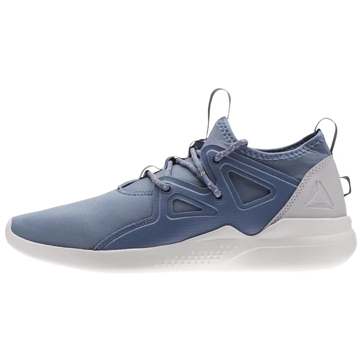 Zapatos De Estudio Reebok Cardio Motion Mujer Azules Gris Rosas | 431827ITJ