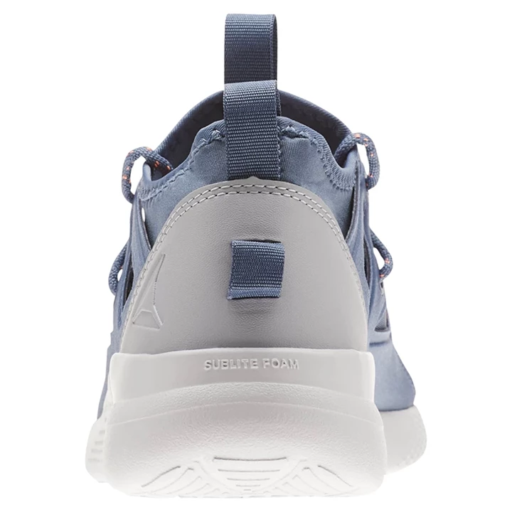 Zapatos De Estudio Reebok Cardio Motion Mujer Azules Gris Rosas | 431827ITJ