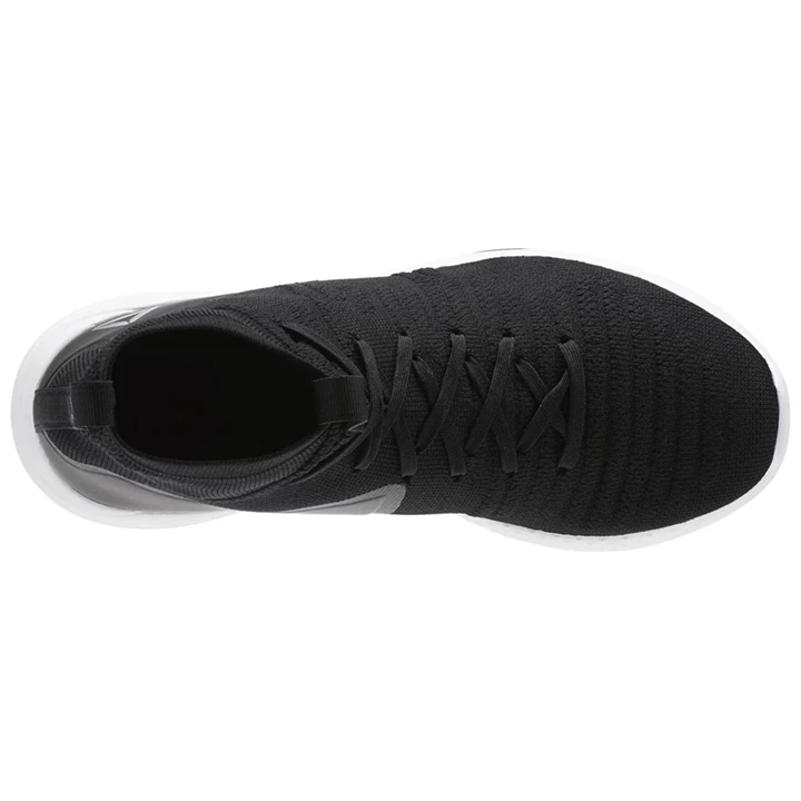 Zapatos De Estudio Reebok Hayasu Knit Mujer Negras Blancas | 054762QGD