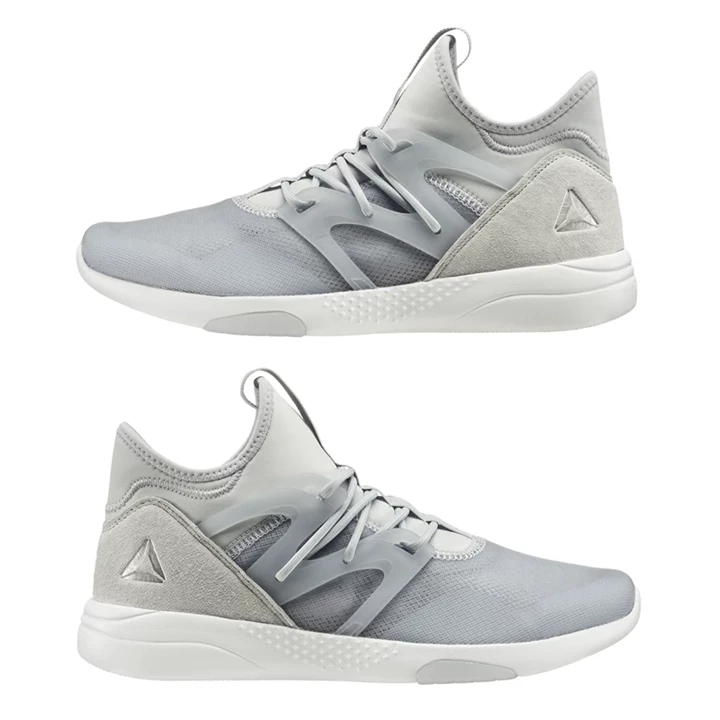 Zapatos De Estudio Reebok Hayasu Mujer Gris Plateadas Metal Blancas | 963284SUX