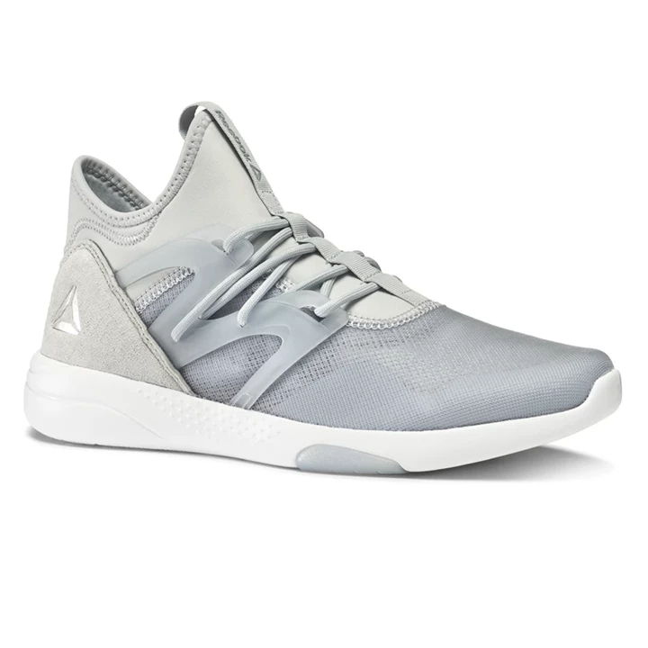 Zapatos De Estudio Reebok Hayasu Mujer Gris Plateadas Metal Blancas | 963284SUX