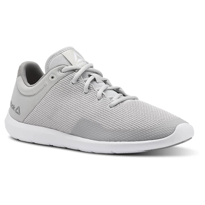 Zapatos De Estudio Reebok Studio Basics Mujer Gris Blancas | 056847WZH