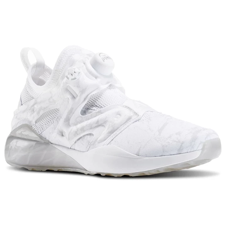 Zapatos De Estudio Reebok The Pump Izarre Mujer Blancas Gris | 967458JYT