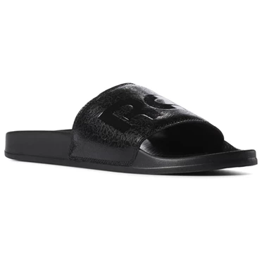 Sandalias Reebok Classic Chanclas Mujer Negras Blancas | 801926WIY