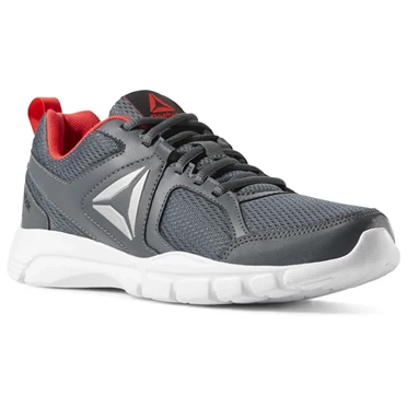 Zapatillas Deportivos Reebok 3D FUSION TR Mujer Gris Rojas Negras Blancas Plateadas | 583946BAZ