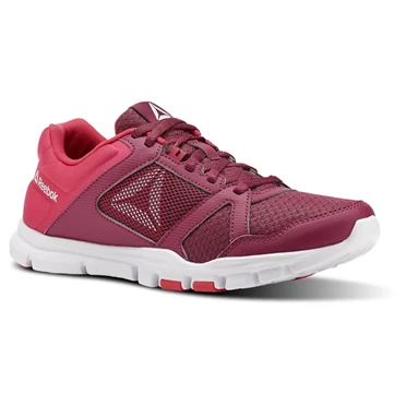 Zapatillas Deportivos Reebok Yourflex Trainette 10 MT Mujer Rosas Blancas | 047835QZF