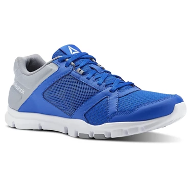 Zapatillas Deportivos Reebok Yourflex Train 10 MT Hombre Azules Gris Blancas | 839601KEG