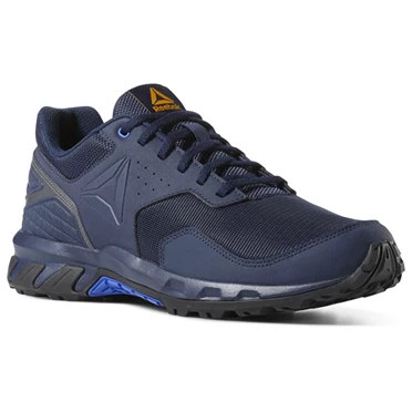 Zapatillas Para Caminar Reebok Ridgerider Trail 4 Hombre Azul Marino Gris Doradas | 623804TVE