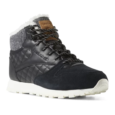 Zapatillas Reebok Cl Lthr Arctic Boot Mujer Negras Marrones Rosas | 163792QKM