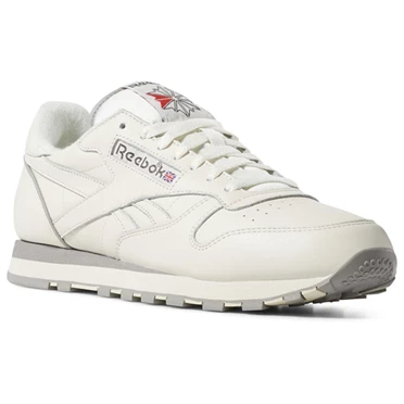 Zapatillas Reebok Classic Leather 1983 TV Hombre Blancas Gris Oscuro | 415290PGW