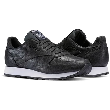 Zapatillas Reebok Classic Leather Celebrate the Elements Pack Hombre Negras Blancas | 739250LBR