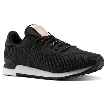 Zapatillas Reebok Classic Leather Flexweave Mujer Negras Rosas Rosas | 761805TVO