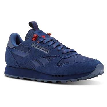 Zapatillas Reebok Classic Leather Hombre Azules Rojas | 458106LUG