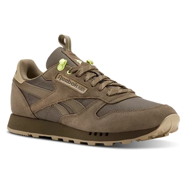 Zapatillas Reebok Classic Leather Hombre Gris Limón | 735210OZD