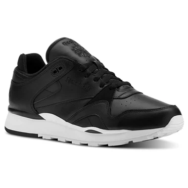 Zapatillas Reebok Classic Leather II Hombre Negras Blancas | 243581VNR