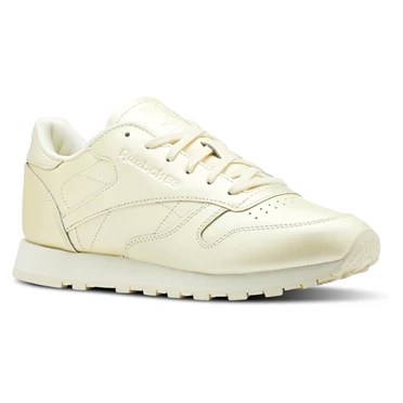 Zapatillas Reebok Classic Leather Mujer Amarillo | 150684RHY