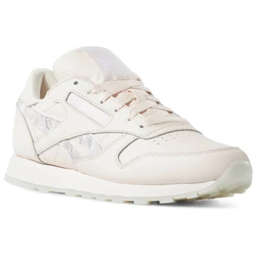 Zapatillas Reebok Classic Leather Mujer Rosas Blancas Gris | 157069JWS