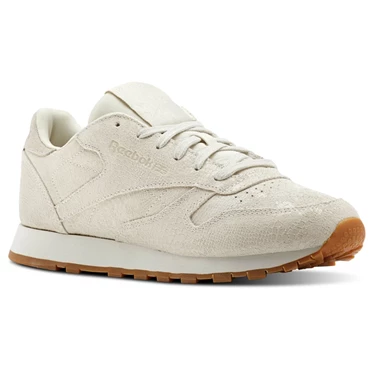 Zapatillas Reebok Classic Leather Mujer Beige | 619437KDG