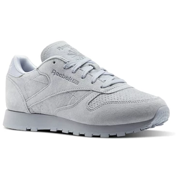 Zapatillas Reebok Classic Leather NBK Mujer Gris | 012653ZTP