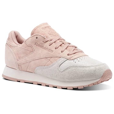 Zapatillas Reebok Classic Leather NBK Mujer Rosas | 572034QFV