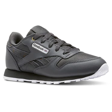 Zapatillas Reebok Classic Leather Niños Blancas | 028173HBW