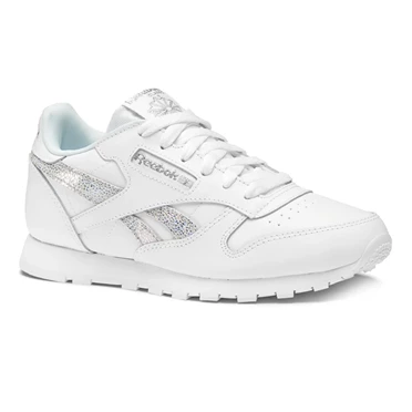 Zapatillas Reebok Classic Leather Niños Blancas Azules | 479018HDS