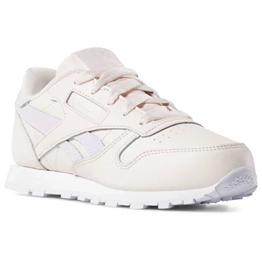 Zapatillas Reebok Classic Leather Niños Rosas Blancas | 839457BSO