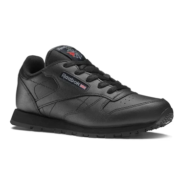 Zapatillas Reebok Classic Leather - Pre-School Niños Negras | 840571ZCT