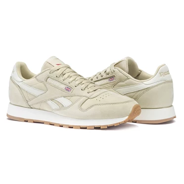 Zapatillas Reebok Classic Leather TL Hombre Beige Rojas | 694253HMP