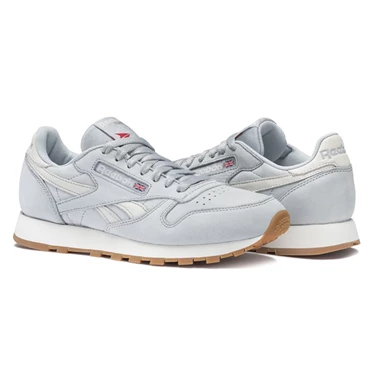 Zapatillas Reebok Classic Leather TL Hombre Gris Rojas | 759683KEA