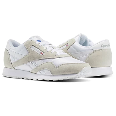 Zapatillas Reebok Classic Nylon Hombre Blancas Gris | 327804PXQ