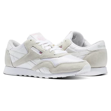 Zapatillas Reebok Classic Nylon Mujer Blancas Gris | 429653WBV