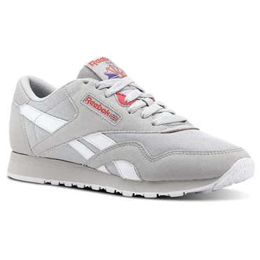 Zapatillas Reebok Classic Nylon Mujer Gris Rosas | 549786JSO