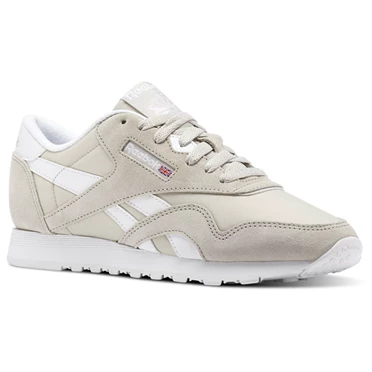 Zapatillas Reebok Classic Nylon Neutrals Mujer Beige Gris Blancas | 240837WOB