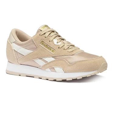 Zapatillas Reebok Classic Nylon Niños Beige Doradas | 041675BSF