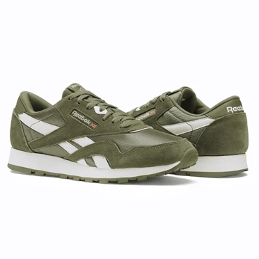 Zapatillas Reebok Classic Nylon - Primary School Niños Verde Blancas | 854310GHT