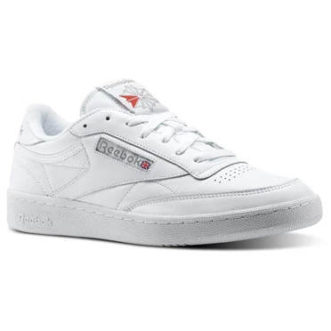 Zapatillas Reebok Club C 85 Archive Hombre Blancas Gris Oscuro Rojas | 607928GAM