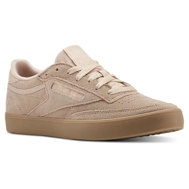 Zapatillas Reebok Club C 85 FVS Mujer Beige | 182639YJD