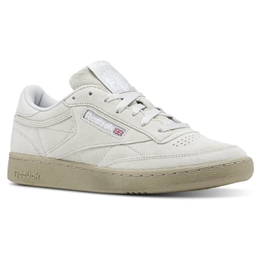 Zapatillas Reebok Club C 85 Hombre Gris Blancas | 130274MNY