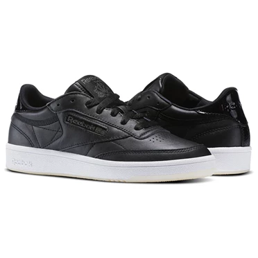 Zapatillas Reebok Club C 85 Melted Metals Mujer Negras Blancas | 945826TAH