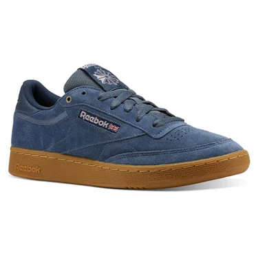 Zapatillas Reebok Club C 85 Mujer Azul Marino Marrones | 280576SLU