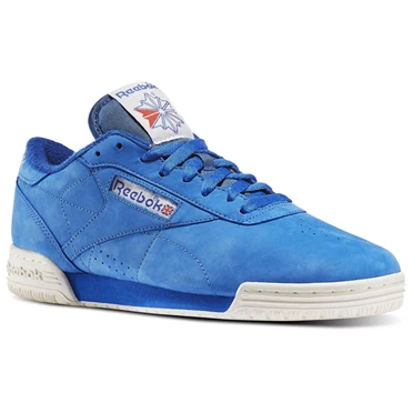 Zapatillas Reebok Exofit Lo Clean Vintage  Hombre Azules Blancas | 654132QZU