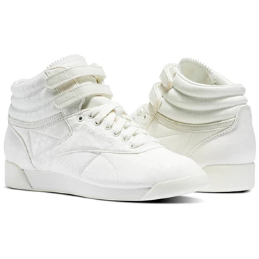 Zapatillas Reebok Freestyle Hi LUX TXT Mujer Blancas | 965148HNU