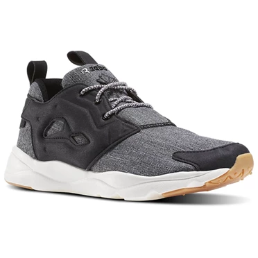 Zapatillas Reebok Furylite Refine Hombre Gris Negras Blancas | 560814BHM