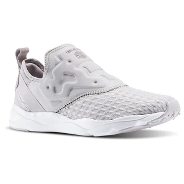 Zapatillas Reebok Furylite Slip-on Arch Mujer Gris Blancas | 643298ZWB