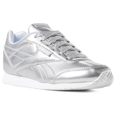 Zapatillas Reebok Royal Classic Jog 2 Niños Plateadas Blancas | 451689VFX