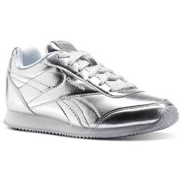 Zapatillas Reebok Royal Classic Jogger 2.0 Niños Plateadas Metal Blancas | 791348CRY