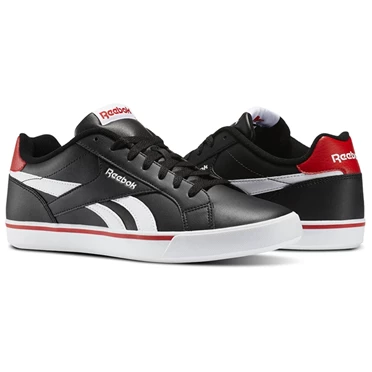 Zapatillas Reebok Royal Complete 2LL Hombre Negras Blancas Rojas | 150247OJA