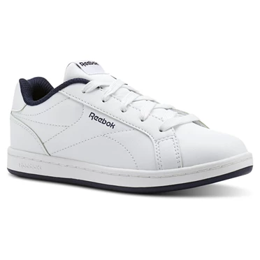 Zapatillas Reebok Royal Complete Clean Niños Blancas Azul Marino | 691458KWN